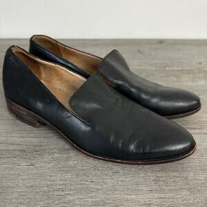 Madewell Black Leather Loafers